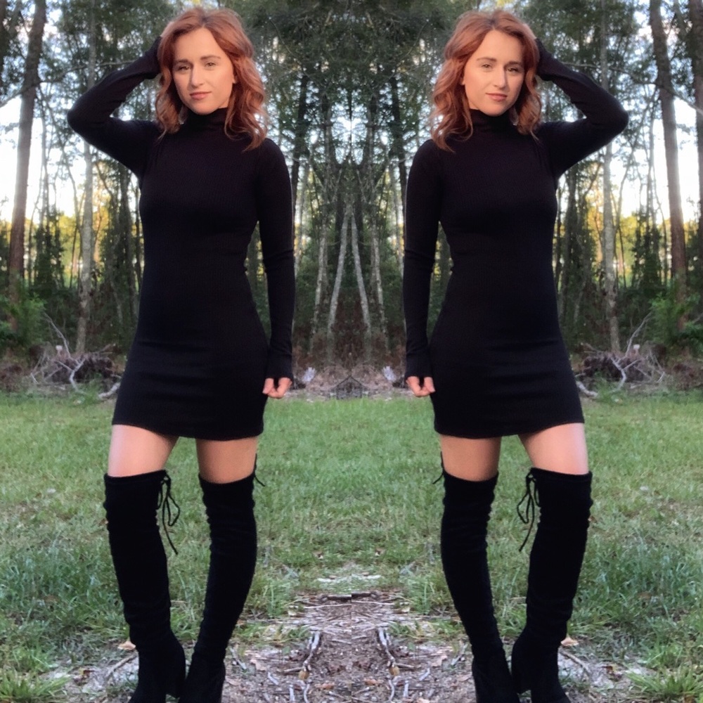 Black Sweater Dress